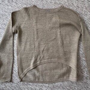 Chan Luu Gold Sweater Size Small